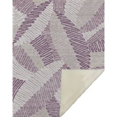 Premium Machine Washable ASB904 Lavender 50" x 70" Sherpa Throw Blanket