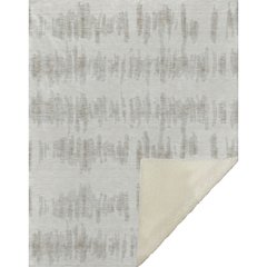 Premium Machine Washable ASB905 Ivory 50" x 70" Sherpa Throw Blanket