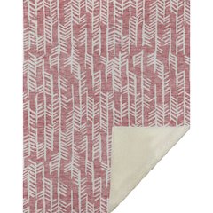 Premium Machine Washable ASB906 Blush 50" x 70" Sherpa Throw Blanket
