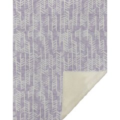 Premium Machine Washable ASB906 Lavender 50" x 70" Sherpa Throw Blanket
