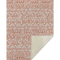 Premium Machine Washable ASB907 Coral 50" x 70" Sherpa Throw Blanket
