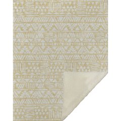 Premium Machine Washable ASB907 Wheat 50" x 70" Sherpa Throw Blanket