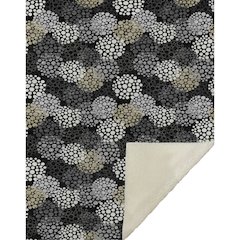 Premium Machine Washable ASB908 Black 50" x 70" Sherpa Throw Blanket