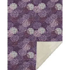 Premium Machine Washable ASB908 Eggplant 50" x 70" Sherpa Throw Blanket
