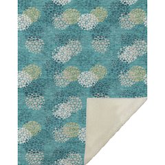 Premium Machine Washable ASB908 Emerald 50" x 70" Sherpa Throw Blanket