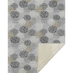 Premium Machine Washable ASB908 Gray 50" x 70" Sherpa Throw Blanket