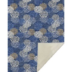Premium Machine Washable ASB908 Navy 50" x 70" Sherpa Throw Blanket