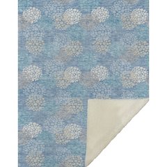 Premium Machine Washable ASB908 Sky 50" x 70" Sherpa Throw Blanket