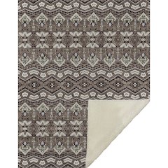 Premium Machine Washable ASB909 Brown 50" x 70" Sherpa Throw Blanket
