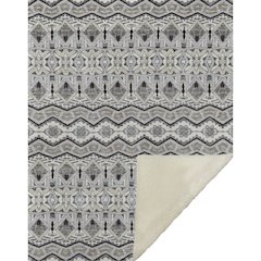 Premium Machine Washable ASB909 Gray 50" x 70" Sherpa Throw Blanket