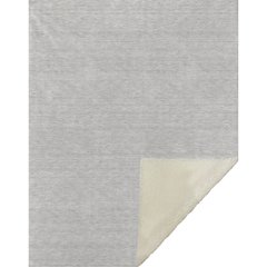 Premium Machine Washable ASB910 Taupe 50" x 70" Sherpa Throw Blanket
