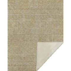 Premium Machine Washable ASB912 Gold 50" x 70" Sherpa Throw Blanket