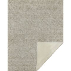Premium Machine Washable ASB913 Taupe 50" x 70" Sherpa Throw Blanket
