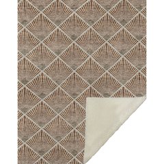 Premium Machine Washable ASB914 Paprika 50" x 70" Sherpa Throw Blanket
