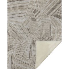 Premium Machine Washable ASB915 Beige 50" x 70" Sherpa Throw Blanket