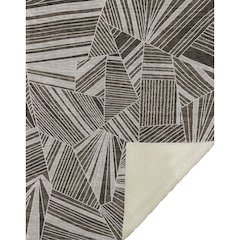 Premium Machine Washable ASB915 Brown 50" x 70" Sherpa Throw Blanket