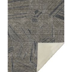 Premium Machine Washable ASB915 Mocha 50" x 70" Sherpa Throw Blanket