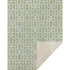 Premium Machine Washable ASB916 Aloe 50" x 70" Sherpa Throw Blanket