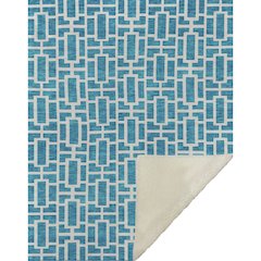 Premium Machine Washable ASB916 Turquoise 50" x 70" Sherpa Throw Blanket