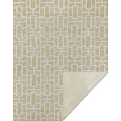 Premium Machine Washable ASB916 Wheat 50" x 70" Sherpa Throw Blanket