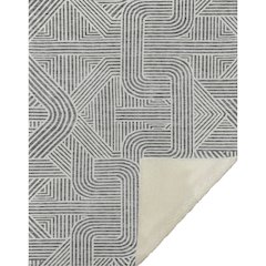 Premium Machine Washable ASB917 Gray 50" x 70" Sherpa Throw Blanket