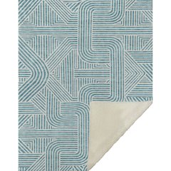 Premium Machine Washable ASB917 Teal 50" x 70" Sherpa Throw Blanket