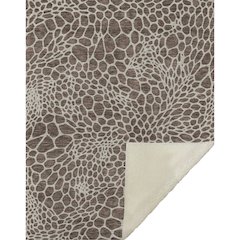 Premium Machine Washable ASB919 Brown 50" x 70" Sherpa Throw Blanket