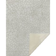 Premium Machine Washable ASB919 Ivory 50" x 70" Sherpa Throw Blanket