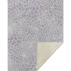 Premium Machine Washable ASB919 Lilac 50" x 70" Sherpa Throw Blanket