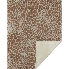 Premium Machine Washable ASB919 Paprika 50" x 70" Sherpa Throw Blanket