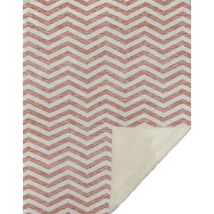 Premium Machine Washable ASB922 Salmon 50" x 70" Sherpa Throw Blanket