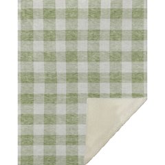 Premium Machine Washable ASB923 Aloe 50" x 70" Sherpa Throw Blanket