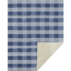 Premium Machine Washable ASB924 Navy 50" x 70" Sherpa Throw Blanket