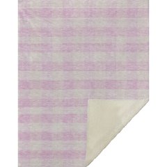 Premium Machine Washable ASB924 Pink 50" x 70" Sherpa Throw Blanket
