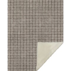 Premium Machine Washable ASB925 Brown 50" x 70" Sherpa Throw Blanket