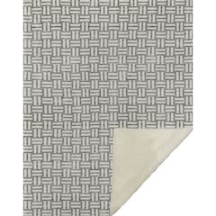Premium Machine Washable ASB925 Taupe 50" x 70" Sherpa Throw Blanket