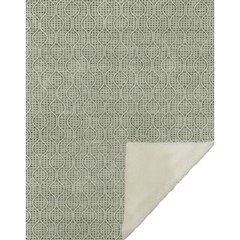 Premium Machine Washable ASB926 Green 50" x 70" Sherpa Throw Blanket