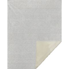 Premium Machine Washable ASB926 Ivory 50" x 70" Sherpa Throw Blanket