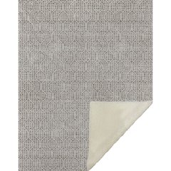 Premium Machine Washable ASB926 Taupe 50" x 70" Sherpa Throw Blanket