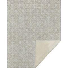 Premium Machine Washable ASB927 Beige 50" x 70" Sherpa Throw Blanket