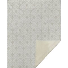 Premium Machine Washable ASB927 Ivory 50" x 70" Sherpa Throw Blanket