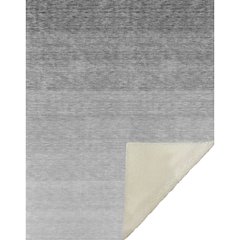 Premium Machine Washable ASB928 Gray 50" x 70" Sherpa Throw Blanket