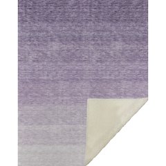 Premium Machine Washable ASB928 Purple 50" x 70" Sherpa Throw Blanket