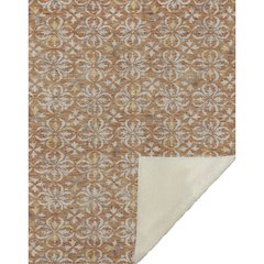 Premium Machine Washable ASB930 Copper 50" x 70" Sherpa Throw Blanket