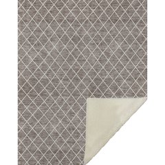 Premium Machine Washable ASB932 Taupe 50" x 70" Sherpa Throw Blanket