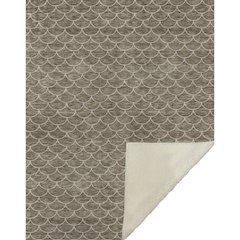 Premium Machine Washable ASB933 Brown 50" x 70" Sherpa Throw Blanket