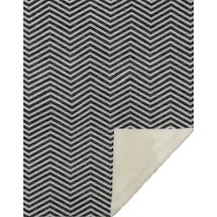 Premium Machine Washable ASB934 Black 50" x 70" Sherpa Throw Blanket
