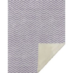 Premium Machine Washable ASB934 Lilac 50" x 70" Sherpa Throw Blanket