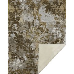 Premium Machine Washable ASB936 Brown 50" x 70" Sherpa Throw Blanket