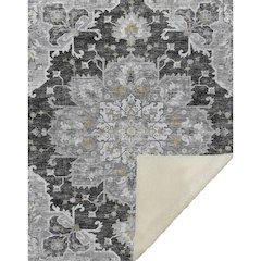Premium Machine Washable ASB93 Shadow 50" x 70" Sherpa Throw Blanket